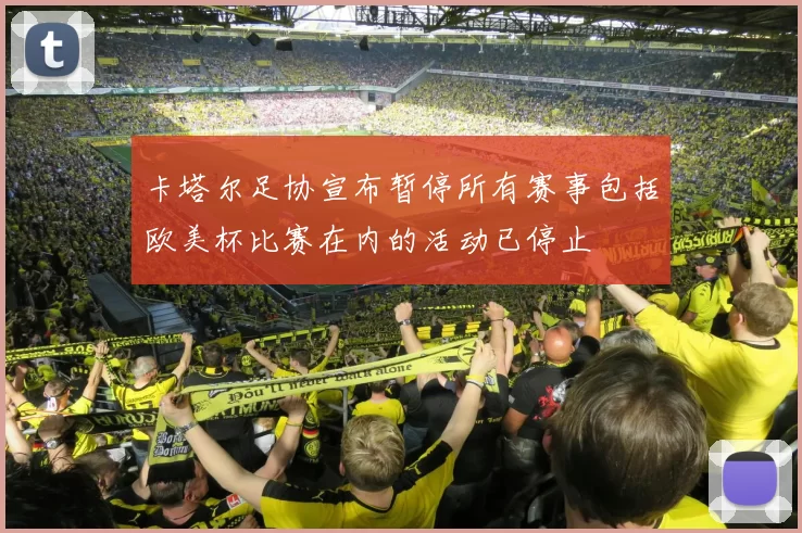 卡塔尔足协宣布暂停所有赛事包括欧美杯比赛在内的活动已停止